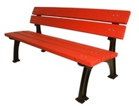 Parkové lavičky liatinové