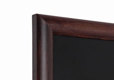 Drevený kriedový rám CHBBR50x60, tmavo hnedý oblý profil - 1