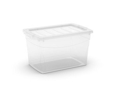 Plastová debna Omni box S, transparentná