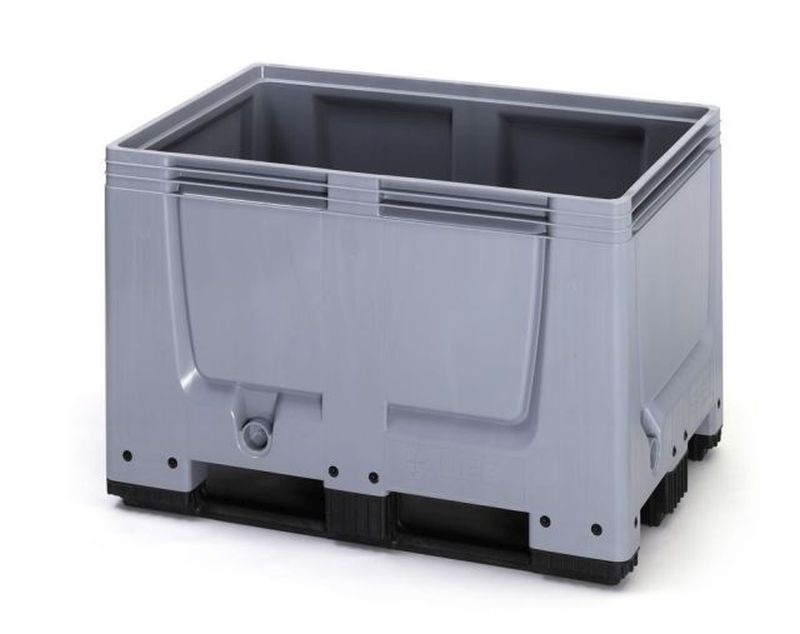 Paletový prepravný box plný BBG 1208 s lyžinami