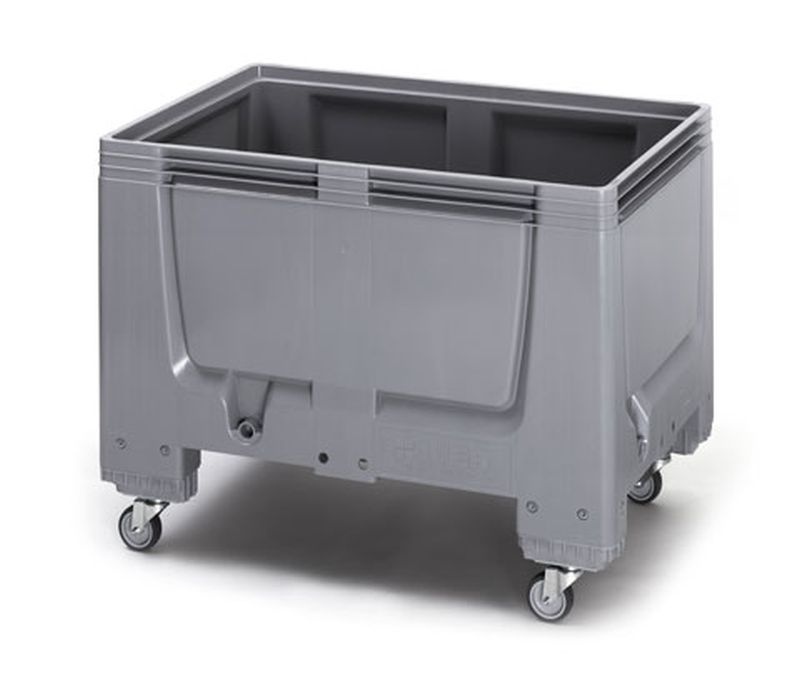 Paletový prepravný box plný BBG 1208 s kolieskami