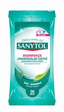 SANYTOL - dezinfekčný univerzálny čistič, utierky 36 ks