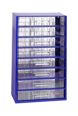Závesná skrinka MAXI 8xC, modrá