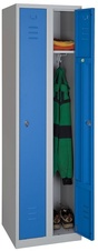 Šatník 1800x500x500 mm, modré dvere