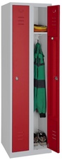 Šatník 1800x500x500 mm, červené dvere