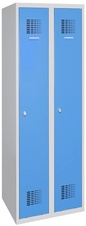Šatníková skriňa 1800x600x500 mm, modré dvere