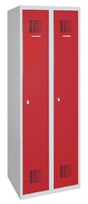 Šatník 1800x600x500 mm, červené dvere