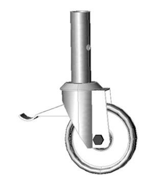 Výškovo nastaviteľné koliesko, priemer 150 mm