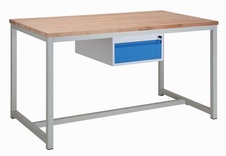 Zváraný dielenský stôl 1500 mm, kontajner Z1