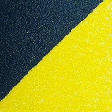 Protišmyková páska s korundovými zrnami, žltá-čierna, šírka 25mm