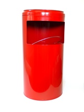 Odpadkový kôš s popolníkom 20 L, červený