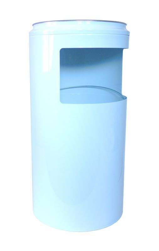 Odpadkový kôš s popolníkom 20 L, biely