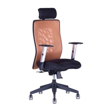 Kancelárska stolička CALYPSO XL, nastaviteľný podhlavník, hn