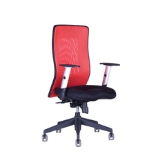 Kancelárska stolička CALYPSO GRAND bez podhlavníka, červená