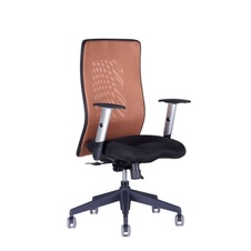 Kancelárska stolička CALYPSO GRAND bez podhlavníka, hnedá