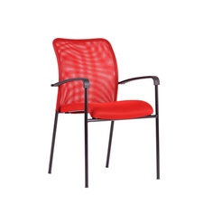Jednacia stolička TRITON BLACK, červená
