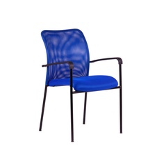 Jednacia stolička TRITON BLACK, modrá