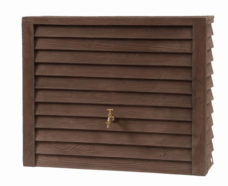 Plastová nádrž na vodu Ligneux 350 L, darkwood