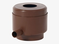 Zberač dažďovej vody s filtrom, hnedý