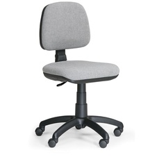 Kancelárska stolička MILANO bez lakťových opierok, sivá