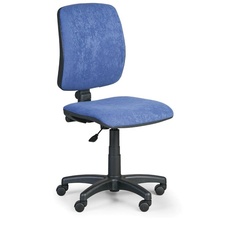 Kancelárska stolička TORINO II bez podpierok rúk, modrá