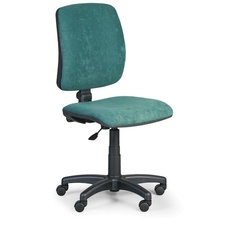 Kancelárska stolička TORINO II bez podpierok rúk, zelená
