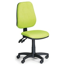 Kancelárska stolička ALEX bez podpierok rúk, zelená