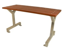 Parkový stôl 1500mm, kovová konštrukcia žiarový zinok