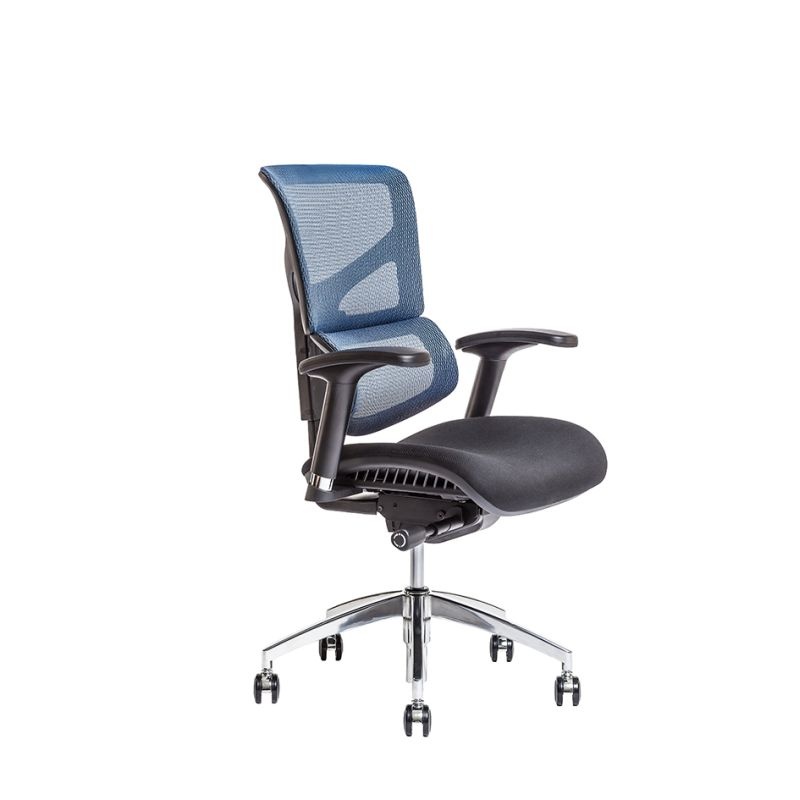 Kancelárska stolička MEROPE bez podhlavníka, modrá