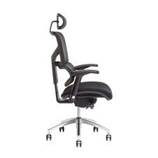Kancelárska stolička MEROPE s podhlavníkom, čierna