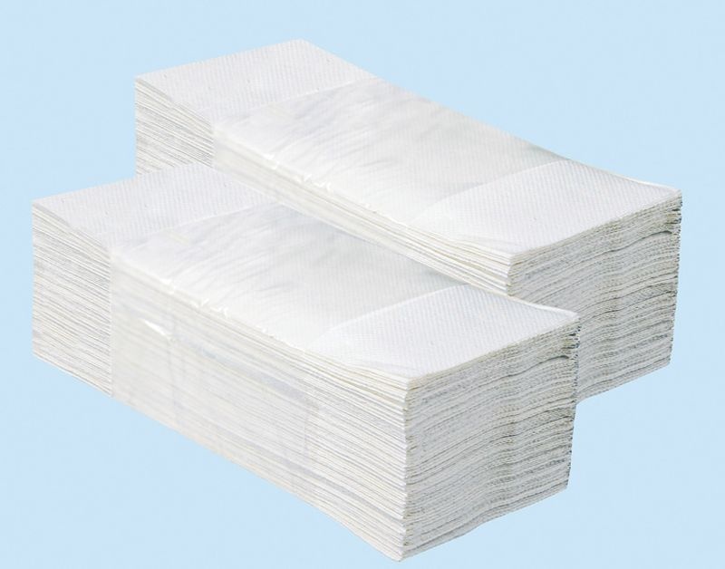 Papierové uteráky IDEAL 3200 ks, 100% celulóza, 2 vrstvové, skladané