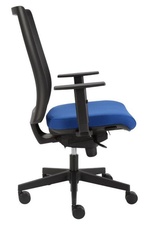 Kancelárska stolička KENT šéf, sieťované operadlo, nosnosť 160 kg