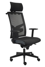 Kancelárska stolička GAME šéf VIP, sieťované operadlo, nosno