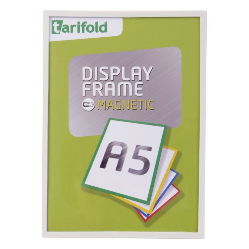 Magnetický rámček TARIFOLD Display Frame A5, biely