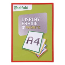 Magnetický rámček TARIFOLD Display Frame A4, červený