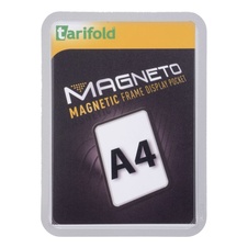 Magnetický rámček TARIFOLD Magneto A4, strieborný - 2 ks