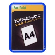 Magnetický rámček TARIFOLD Magneto A4, modrý - 2 ks