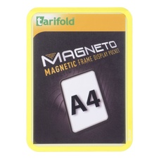 Magnetický rámček TARIFOLD Magneto A4, žltý - 2 ks