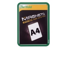 Magnetický rámček TARIFOLD Magneto A4, zelený - 2 ks