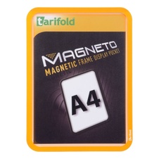 Magnetický rámček TARIFOLD Magneto A4, oranžový - 2 ks