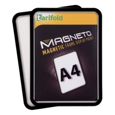 Magnetický rámček TARIFOLD Magneto A4, čierny - 2 ks
