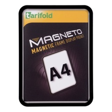 Magnetický rámček TARIFOLD Magneto A4, čierny - 2 ks