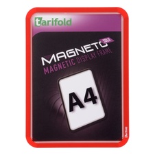 Magnetický rámček TARIFOLD Magneto Solo A4, červený - 2 ks