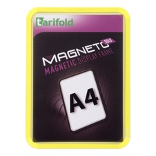 Magnetický rámček TARIFOLD Magneto Solo A4, žltý - 2 ks