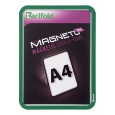 Magnetický rámček TARIFOLD Magneto Solo A4, zelený - 2 ks