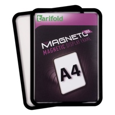 Magnetický rámček TARIFOLD Magneto Solo A4, čierny - 2 ks
