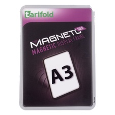 Magnetický rámček TARIFOLD Magneto Solo A3, strieborný - 2 ks