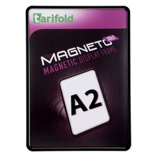 Magnetický rámček TARIFOLD Magneto Solo A2, čierny - 2 ks