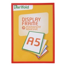 Samolepiaci rámček TARIFOLD Display Frame A5, červený