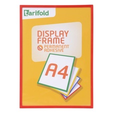 Samolepiaci rámček TARIFOLD Display Frame A4, červený